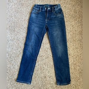 Boys | Gap kids | Blue Jeans | slight distress Medium wash | Adjustable Waist